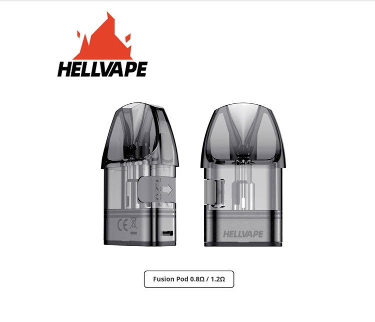 HellVape Fusion Replacement Pod - Multiple Resistance 