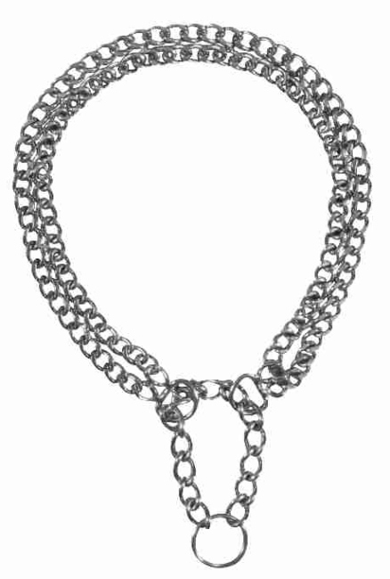 Trixie Semi-choke chain, double row ( Xs to Xlarge )