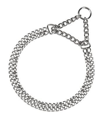 Trixie Semi-choke chain, double row ( Xs to Xlarge )