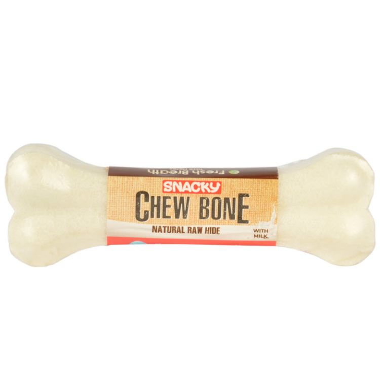 SNACKY NATURAL PRESSED BONE 6” 78G