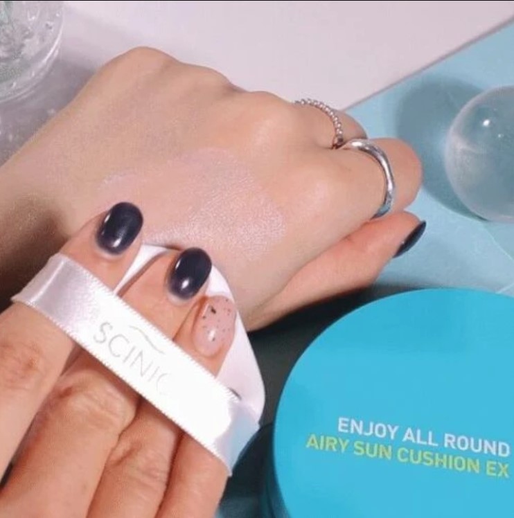 SCINIC, Enjoy All Round Airy Sun Cushion EX 
