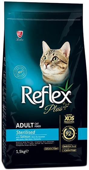 Reflex Plus Sterilized Salmon Sterilized Cat Food 1.5kg