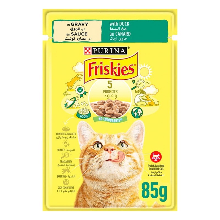 Purina Friskies Duck Chunks in Gravy 85g