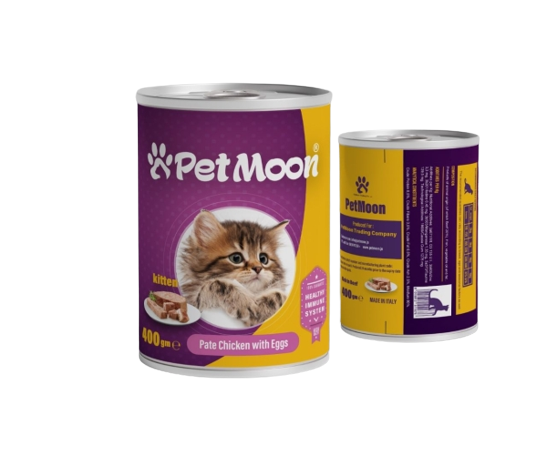 Pet Moon Pate  Chicken with Eggs Kitten 400g