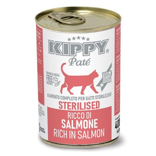 KIPPY Pate Cat Sterilized Salmon 400 g