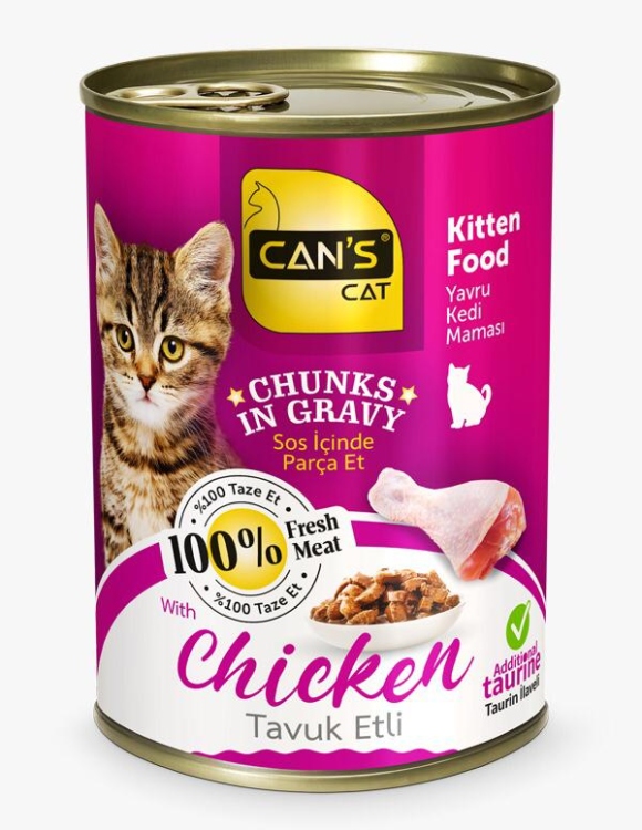 Can's Cat Kitten Chicken 400g