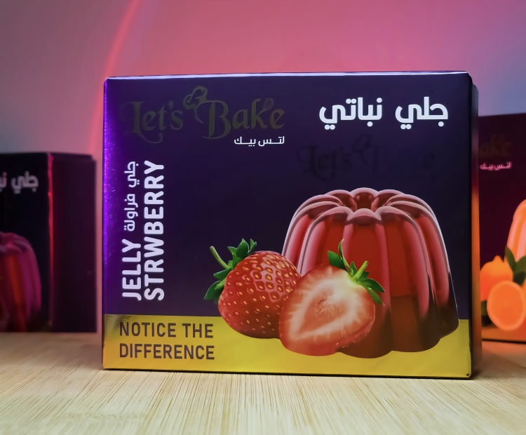 جلي فراوله نباتي 340 غرام