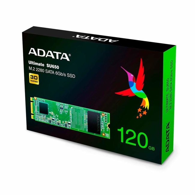 ADATA SSD 120GB M.2" 6GD/S SU650