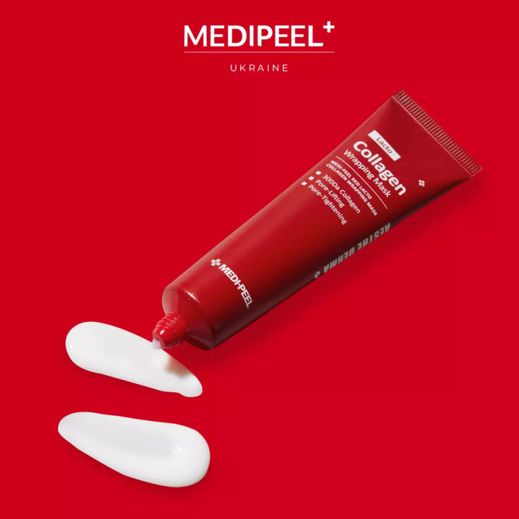 Medi-Peel Red Lacto Collagen Wrapping mask ماسك الوجه بالكولاجين
