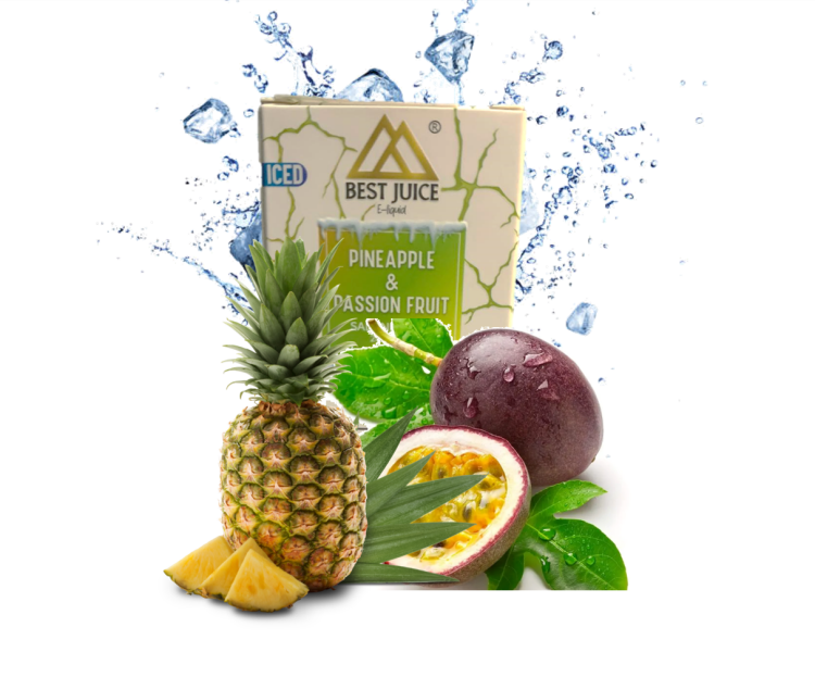 BEST JUICE Pineapple & Passionfruit Ice SaltNic - 10ml - 20mg Nicotine  