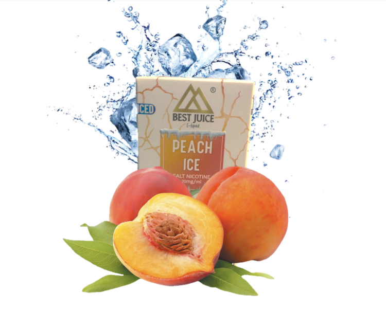BEST JUICE Peach Ice SaltNic - 10ml - 20mg Nicotine  
