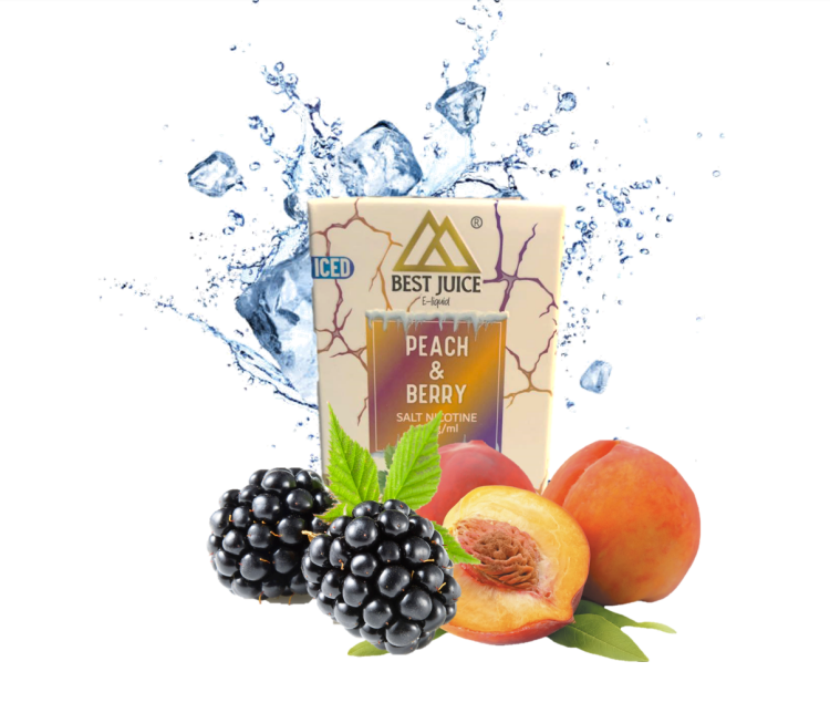 BEST JUICE Peach & Berry Ice SaltNic - 10ml - 20mg Nicotine  