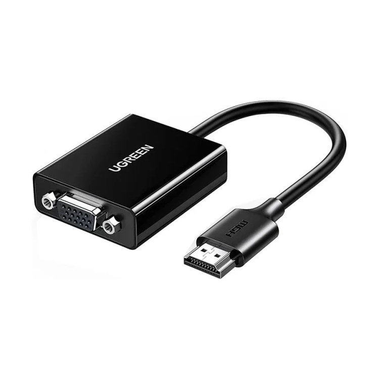 UGREEN 90813 CM611 HDMI TO VGA ADAPTER WITH POWER PORTS TYPE C (15CM )