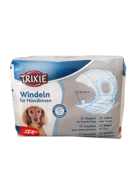 Diapers for Female Dogs ( Xs to XL)