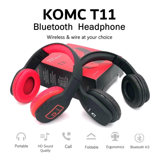 KOMC T11 HEADSET PHONE BLUTOOTH