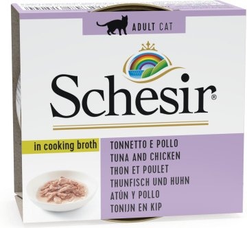 Schesir tuna&chicken in cooking broth