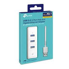 TP-LINK 3.0 3-PORT HUB AND GIGABIT ETHERNET ADAPTER UE330