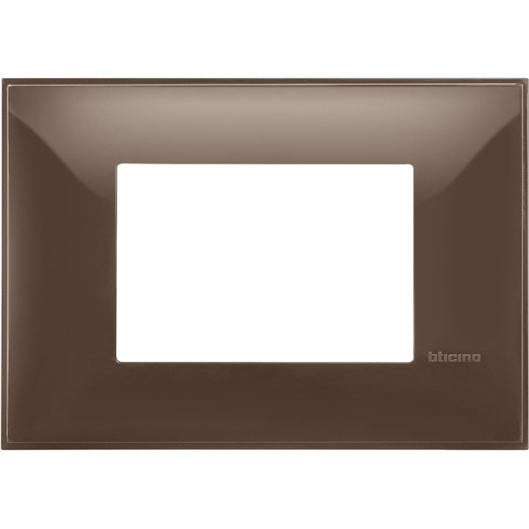 cover plate - 3 modules - moka غطاء موكا 