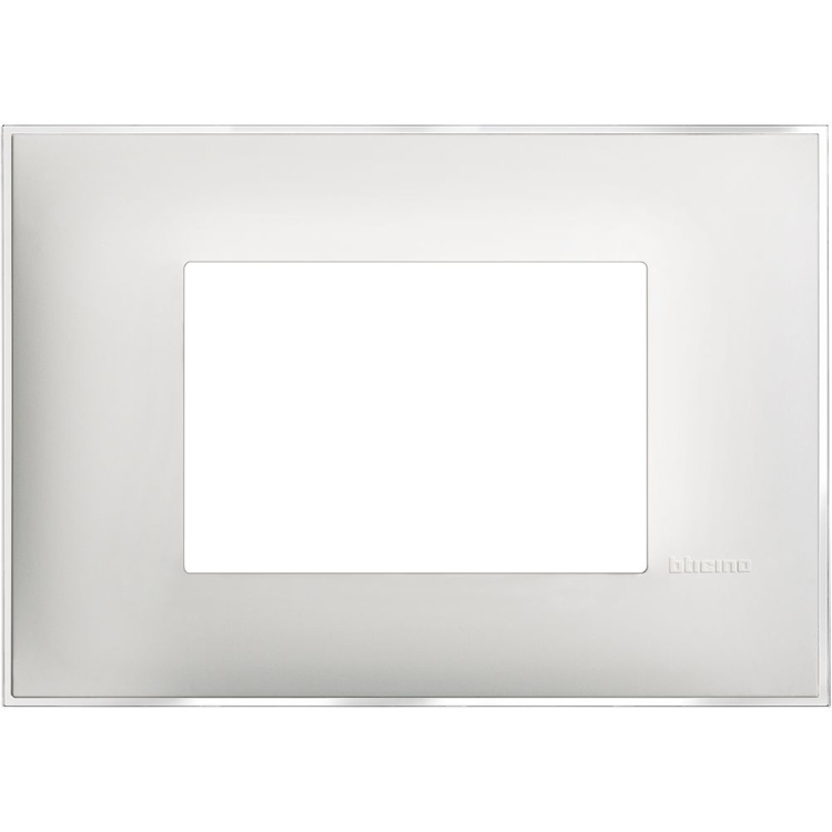 cover plate - 3 modules - ICE satin غطاء عاجي 