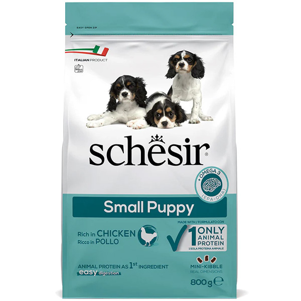 Schesir puppy food chicken flavor 