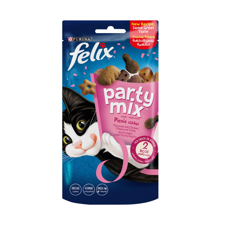 FELIX PARTY MIX PICNIC CRUNCH 60GM