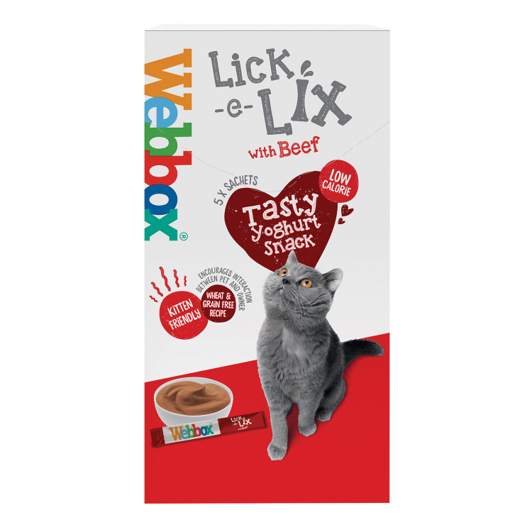 Webbox Lick-e-Lix Beef 5Pk