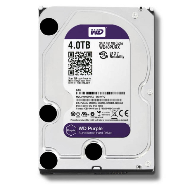 WD PURPLE 4TB INTERNAL HDD (NEW)