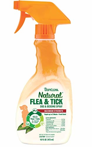 TropiClean Natural Flea & Tick Spray for Dogs