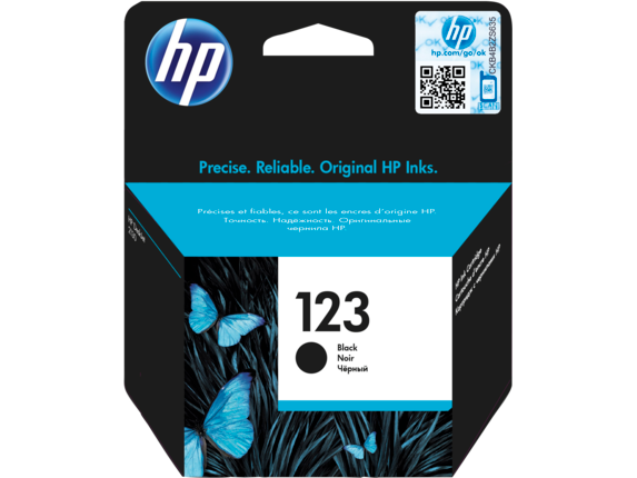 INK HP 123 BLACK ORG