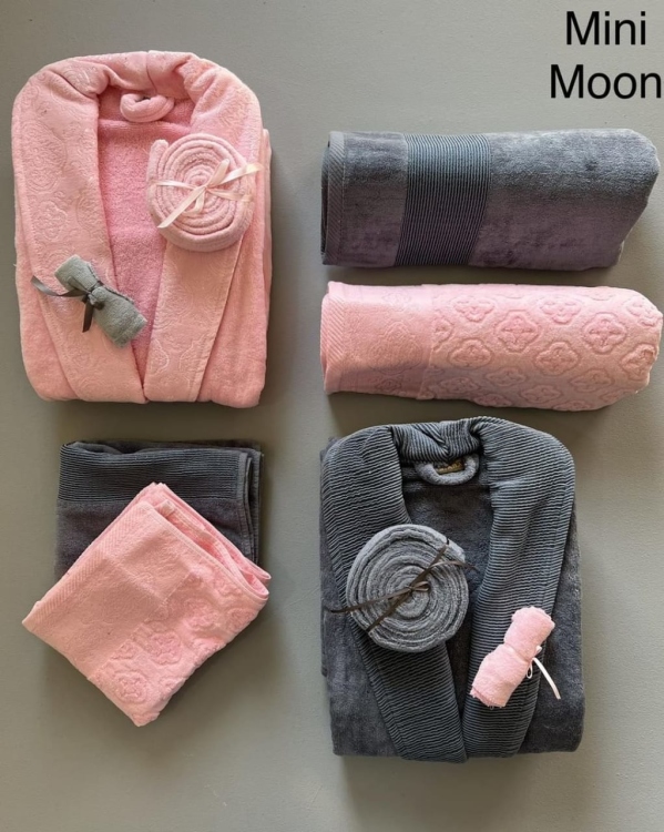 برنص حمام MINI MOOM