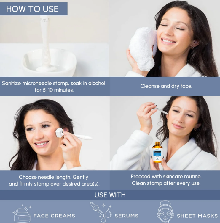 DRS, Adjustable Microneedling Derma Stamp