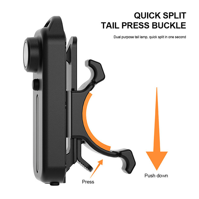 LED Tail Light with Shoulder Clip
