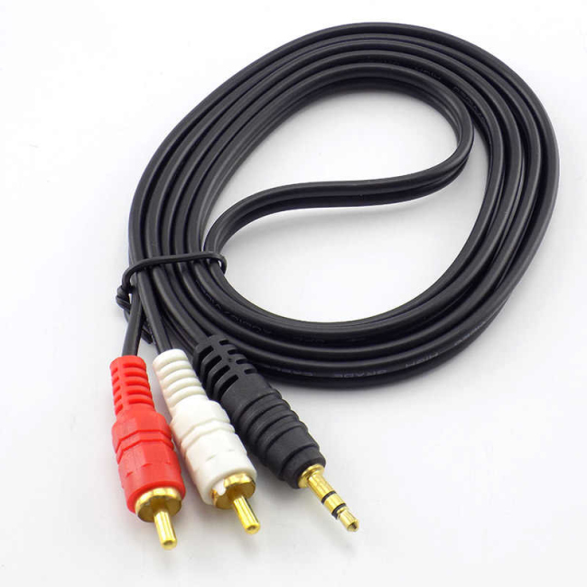 AUX CABLE RCA CONNECTOR HIGH Q