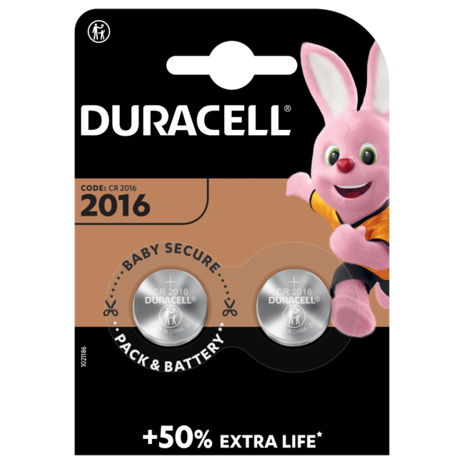 DURACELL 2016 X3