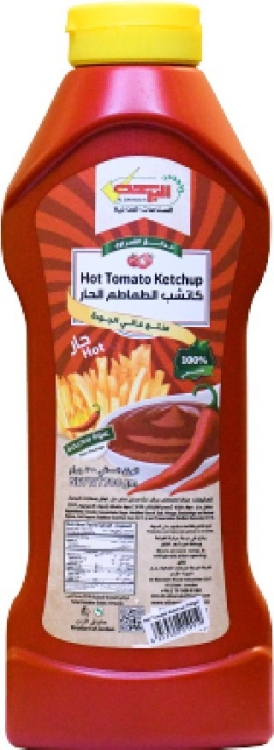 البركة كاتشاب حار 565 غرام