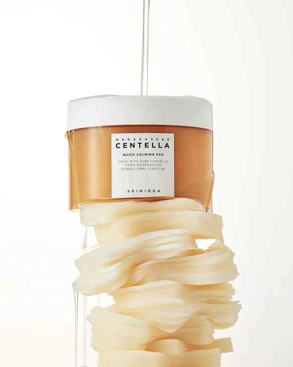 skin1004  Madagascar Centella Quick Calming Padمسحات التونر المهدئة ب سنتيالا
