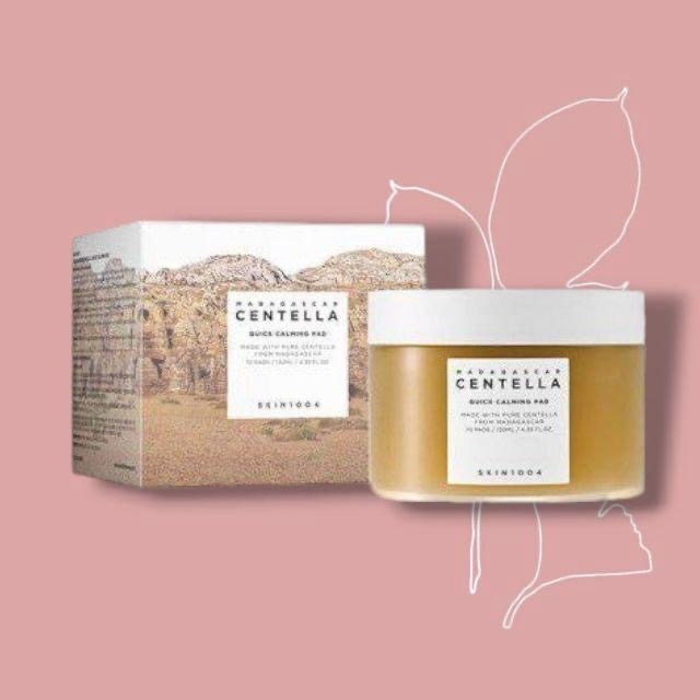 skin1004  Madagascar Centella Quick Calming Padمسحات التونر المهدئة ب سنتيالا