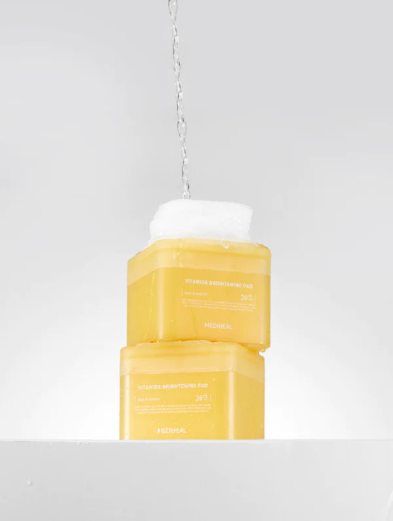 Mediheal Vitamide Ampoule Brightening pads مسحات الفيتامين لتفتيح البشرة والبقع