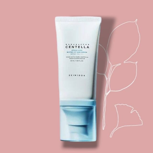 Skin1004 Madagascar Centella Hyalu-Cica Water-Fit Sun واقي الشمس سنتيالا حجم كبير .