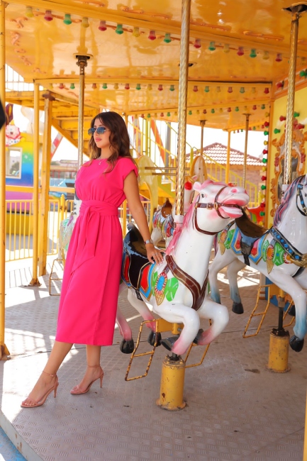 Padded Shoulder Jumpsuit
