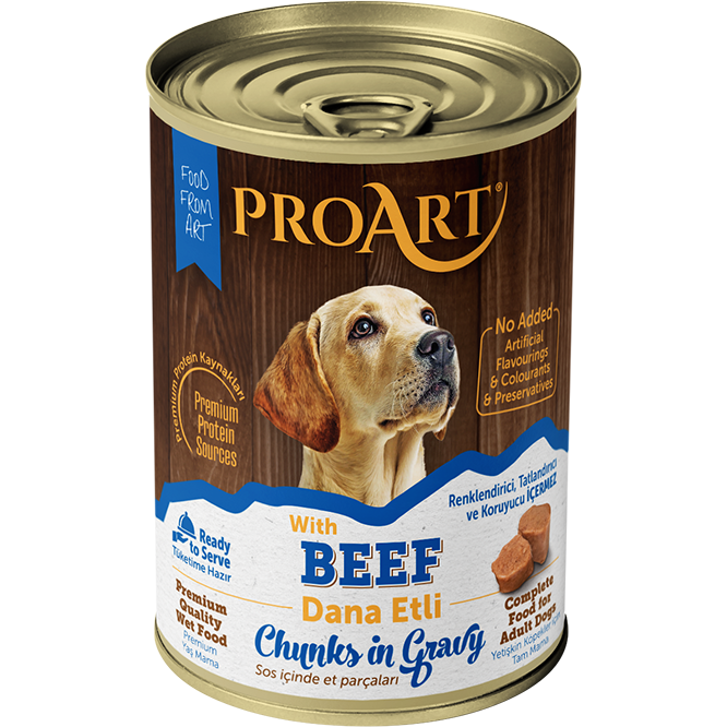 Pro Art Dog Wet Food Pate and Chunks 24 pcs