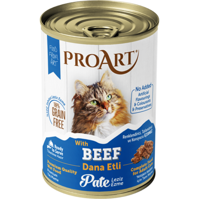 Pro Art Cat Wet Food Pate and Chunks offer 24 pcs