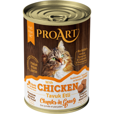 Pro Art Cat Wet Food Pate and Chunks offer 24 pcs