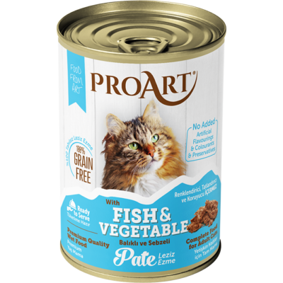 Pro Art Cat Wet Food Pate and Chunks offer 24 pcs