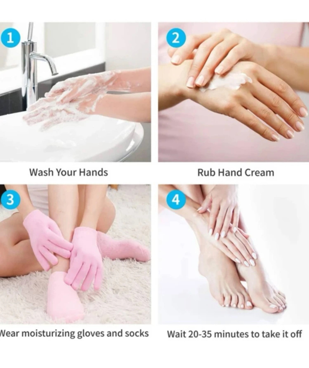 1 Pair Moisturizing Hand Gloves