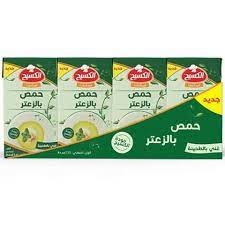 حمص بالطحينية و الزعتر 135 غم * 4