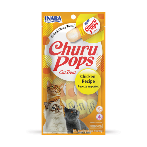 Churu Pops مكافآت كريمية بنكهة الدجاج 