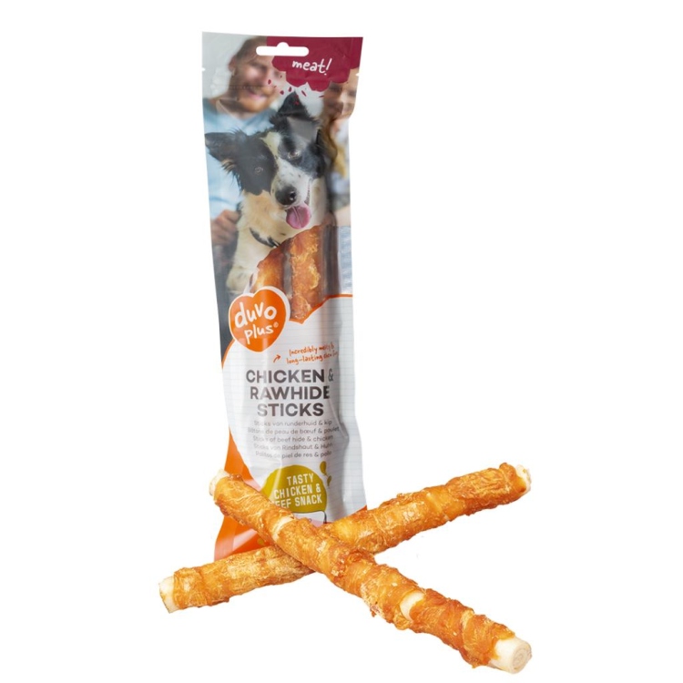 duvo plus Chicken & rawhide sticks large