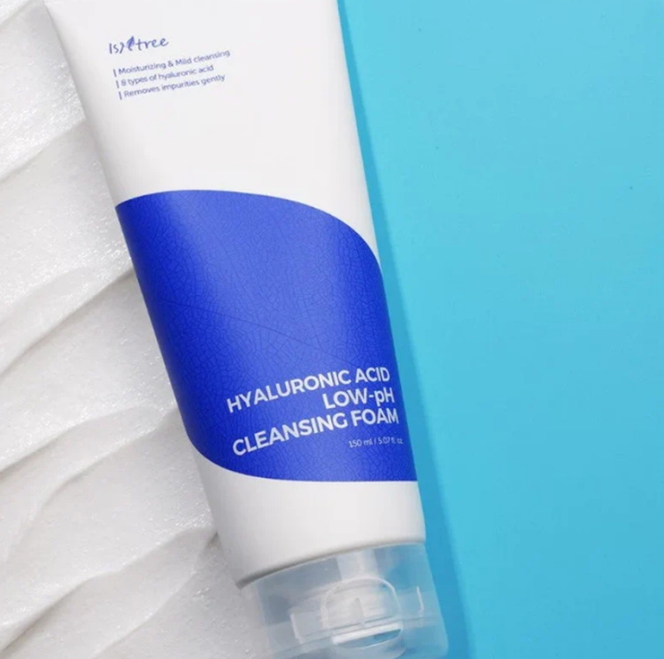 Isntree, Hyaluronic Acid Low pH Cleansing Foam