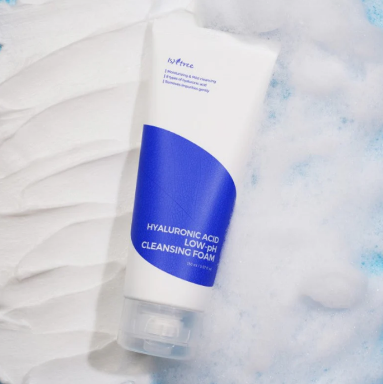Isntree, Hyaluronic Acid Low pH Cleansing Foam